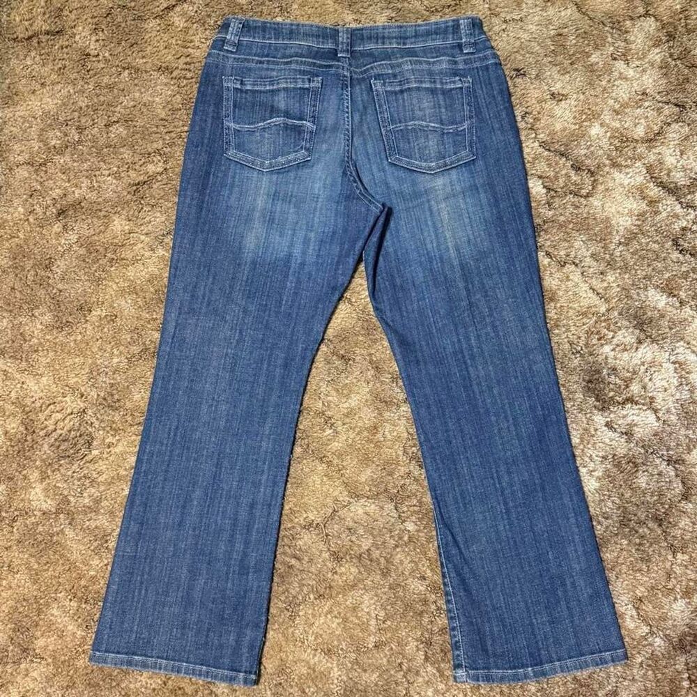 Lee Slender Secret Low Rise Rhinestone Pocket Jeans 14 Petite